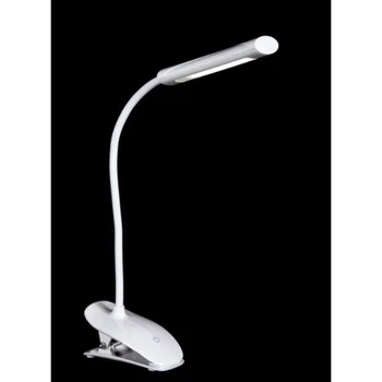Лампа настольная на прищепке гибкая LED Ray NSM-18003 Белая