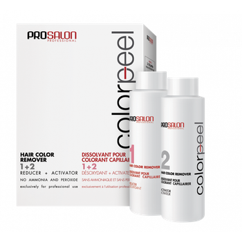 Змивка фарби з волосся 2*100 мл, Prosalon Color Peel Hair Remover