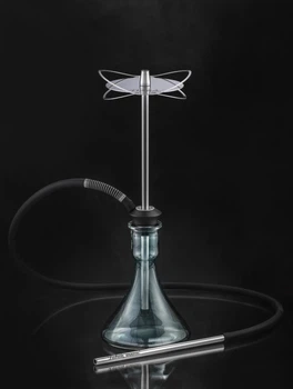 Кальян Tiaga Hookah Orbita Silver на колбе Candy Clear 57 см