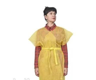 Халат кимоно без рук. с поясом L/XL Doily желтый