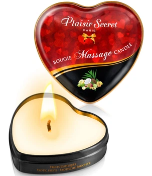 Массажная свеча Plaisirs Secrets Exotic Fruit с запахом экзотических фруктов 35 мл