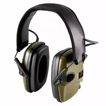 Активні стрілецькі тактичні навушники ProTac Slim Green (127900)
