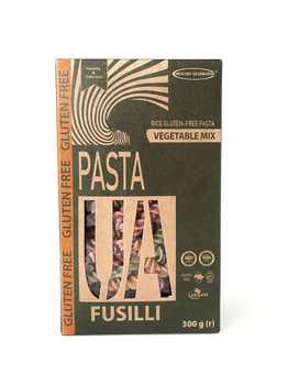 Безглютеновые макароны овощные Healthy Generation Fusilli 300 г (4820219570059)