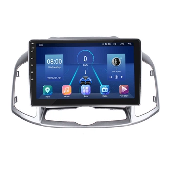 Штатная магнитола Lesko для Chevrolet Captiva I Рестайлинг 2011-2013 экран 10" 6/128Gb 4G Wi-Fi GPS Top