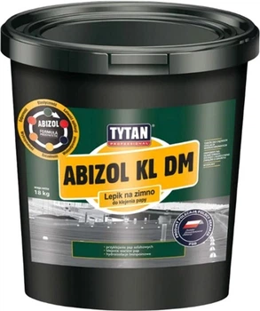 Мастика холодного застосування для руберойду Tytan Professional Abizol KL DM ADR 3 PG III UN 1139 5 кг Чорний (5907516902352)