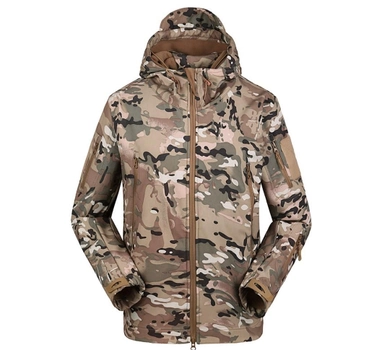 Куртка тактическая водонепроницаемая Tactical Pro Water&Wind proof SoftShell Jacket XXL мультикам (352154427)