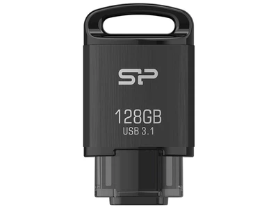 Флеш-накопичувач SiliconPower USB 3.1 Mobile C10 Type-C 128Gb Black (SP128GBUC3C10V1K)