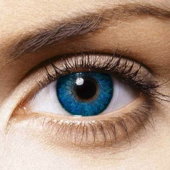 Кольорові контактні лінзи Freshlook Colorblends 2шт. без діоптрій, блакитний діамант