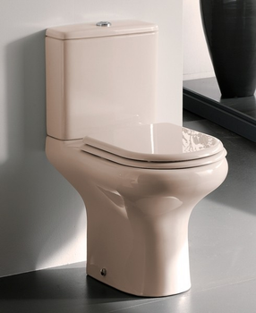 Комплект унитаз бачок крышка Compact RAK Ceramics (Розовый)