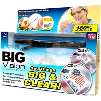 Окуляри збільшувальні BIG Vision BIG CLEAR