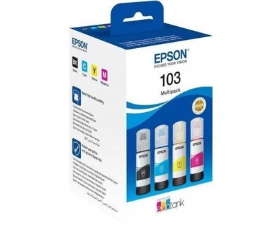 Водорастворимые чернила Epson 103 EcoTank 4-colour Multipack (C13T00S64A)
