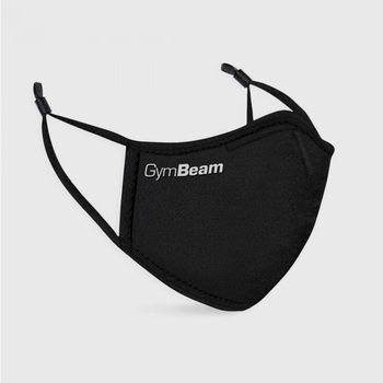 Захисна маска ANTI + PM2.5 filter - GymBeam чорний (310310)