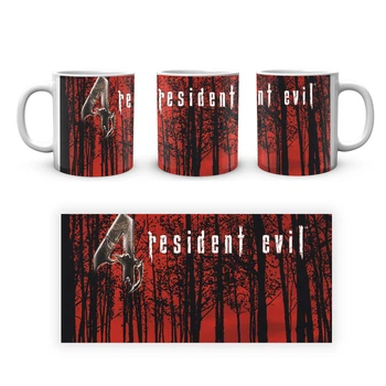 Чашка с принтом Resident Evil Обитель Зла RE 002.07 Кружка керамическая 0,33