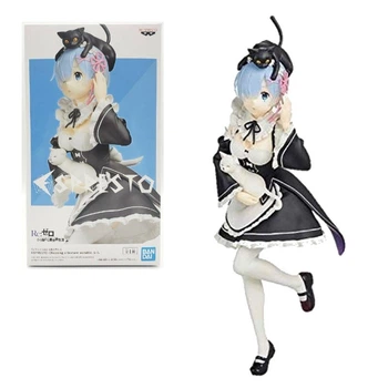 Фигурка Banpresto Rеm Re Zero Рем Жизнь в альтернативном мире с нуля с котами 22.0 см (E87A08B60E7B)