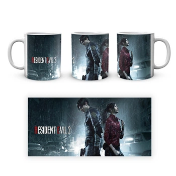 Чашка с принтом Resident Evil Обитель Зла RE 002.16 Кружка керамическая 0,33