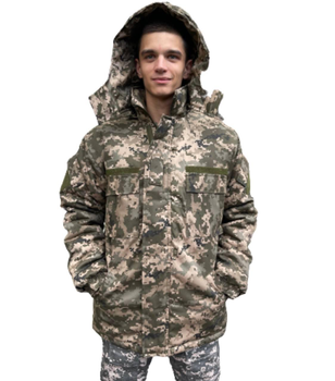 Форменная мужская демисезонная куртка пиксель размер 54