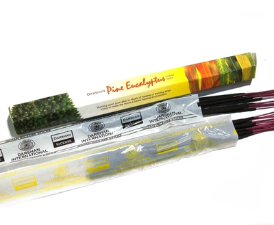 Благовоние "Pine Eucalyptus" " Сосна и Эвкалипт" Darshan шестигранник 27435D