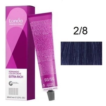 Крем-краска для волос Londacolor 2-8 Черно-синий 60 мл