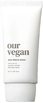 Веганский солнцезащитный крем с коллагеном - Manyo Factory Our Vegan Sun Cream Basic SPF50+ 50ml (1124167-83237)