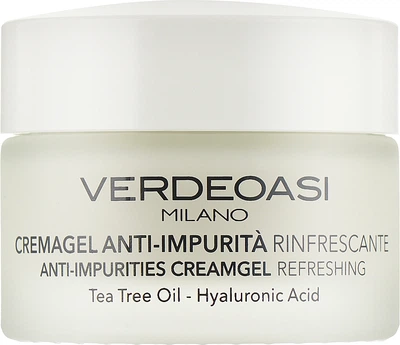 Освежающий крем-гель от загрязнений кожи - Verdeoasi Anti-Impurities Creamgel Refreshing 50ml (848297-24468)