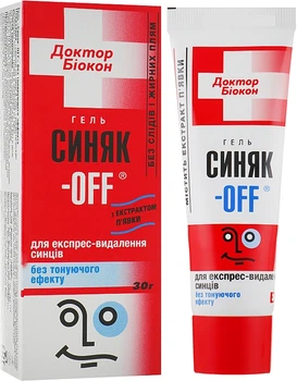 Гель для лица "Синяк-off" - Биокон Доктор Биокон 30g (83625-62987)