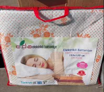 Електропростирадло EDA 155х120 см Персиковий