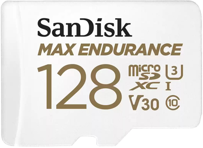 Карта памяти SanDisk MicroSDHC 128GB UHS-I/U3 Class 10 Max Endurance (SDSQQVR-128G-GN6IA)