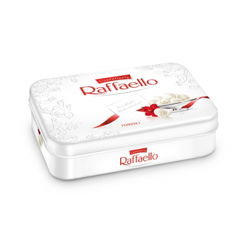 Конфети Raffaello 300 грам у металевій коробці