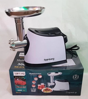 Електром'ясорубка з соковижималкою Rainberg RB-674 3000W