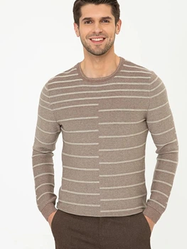 Джемпер чоловічий Pierre Cardin G021SZ0TK-000-1277852 2XL Коричневий (6862732929440)