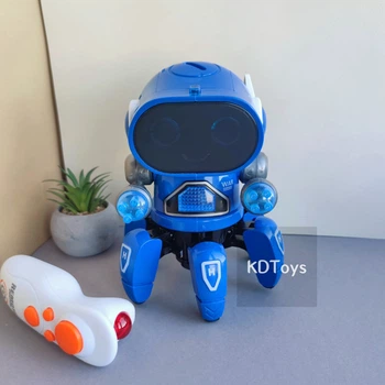 Робот ZR2091 радіокерований, 19 см, на батарейках в коробці синій