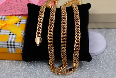 Цепь Xuping Jewelry кобра 60 см 7 мм золотистая
