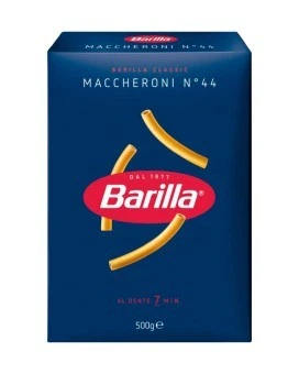 Макароны BARILLA 44 MACCHERONI трубочки, 500г