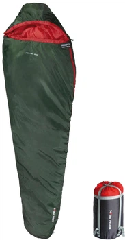 Śpiwór High Peak Lite Pak 1200/+6°C Left Green/Red (4001690232630)