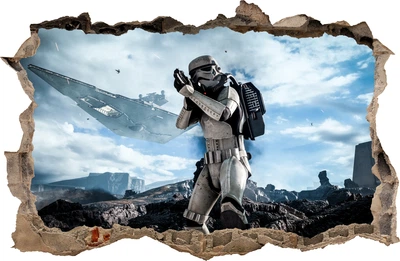 Наклейка на стену детская Oracal Star Wars Зведные воины 115 х 75 см (SW52)