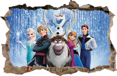 Наклейка на стену детская Oracal Frozen Холодное сердце 115 х 75 см (FR16)