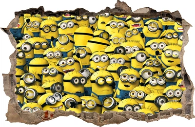 Наклейка на стену детская Oracal Minions Миньоны 115 х 75 см (MiN13)