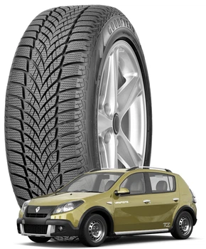 GoodYear UltraGrip Ice 2 205/55 R16 94T XL - Шины Renault Sandero Stepway II 2013 -