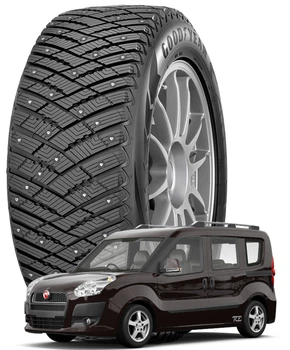 GoodYear UltraGrip Ice Arctic 185/65 R15 88T шип - Шины Fiat Doblo I, II 2000 -