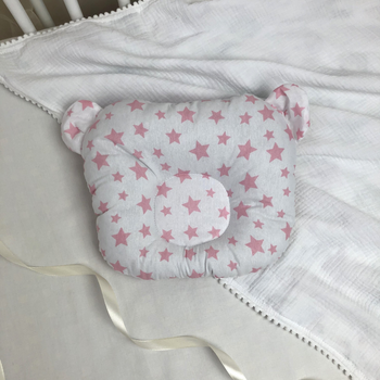 Подушка для годування ортопедична Baby Comfort Зірки рожеві