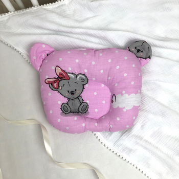 Подушка для годування ортопедична Baby Comfort Ведмедик Girl