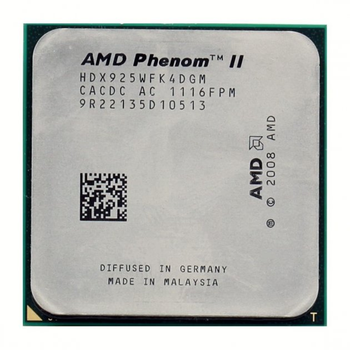 Процессор AMD AM3 Phenom II X4 925 (2.8GHz 4 Core 6Mb 95W) Refurbished Tray