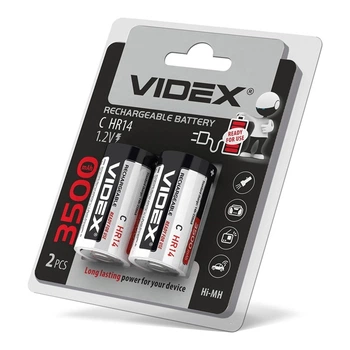 Аккумуляторы Videx HR14/C 3500mAh double blister/2шт
