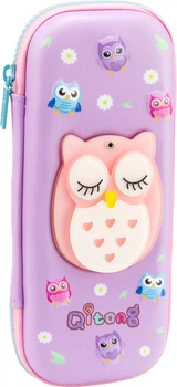 Пенал со скрытым зеркалом Cool For School 1 отделение Фиолетовый (QT-5779-Purple)