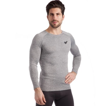 Спортивна чоловіча футболка з довгим рукавом Jason 702 розмір 2XL (180-185 см) Grey