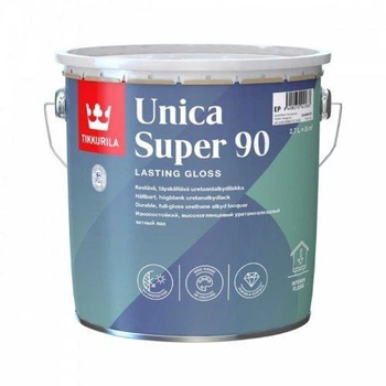 Лак универсальный TIKKURILA UNICA SUPER 90 (ТИККУРИЛА УНИКА СУПЕР) 2.7л глянцевый