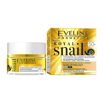 Ліфтинг крем для обличчя зі слизом равлика 50+ Eveline Cosmetics 50 мл (4891650980974)