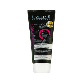Гель для умывания с черным углем для всех типов кожи Eveline Cosmetics