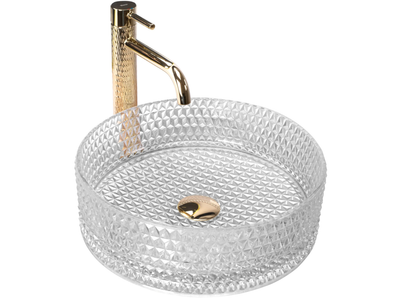 Умывальник Rea Cristal накладной transparent REA-U9670