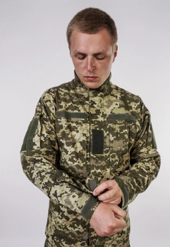 Піксельна Військова Форма ЗСУ Козак (ММ-14) 48 розмір рип-стоп саржа бавовна штани + куртка
